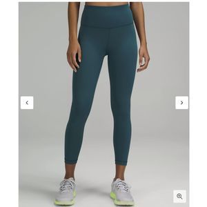 Wunder Train High-Rise Tight 25" Green Jasper Size 16